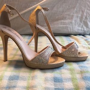 Glittery heels